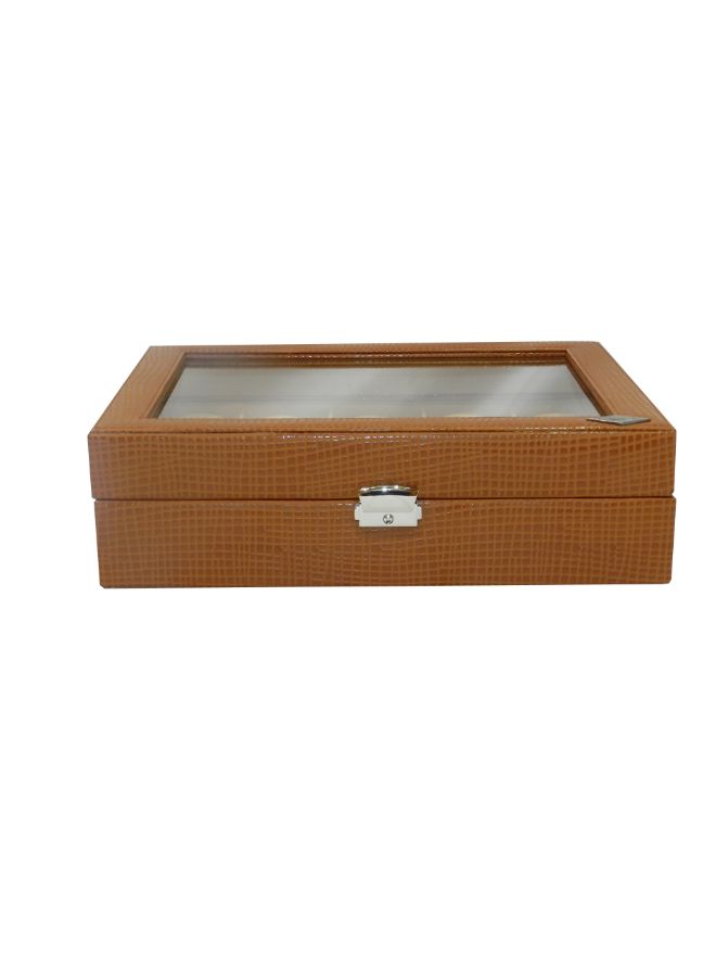 LAVERI LEATHER - Designer Faux Leather Watch Box - Image 1
