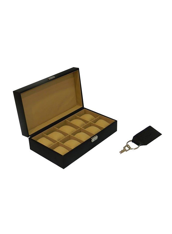 LAVERI LEATHER Designer Faux Leather Watch Box - Image 1
