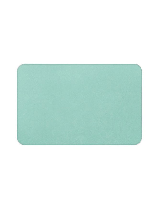 Anti-Skid Quick-Drying Diatomite Bathroom Mat Green 60 x 39cm