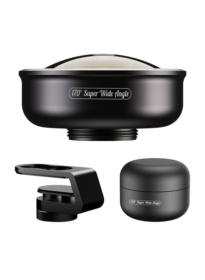 APEXEL 170° Super Wide Angle Lens For Smartphone Black  - Image 2