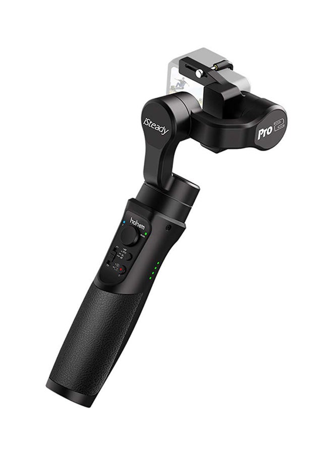 hohem - iSteady Pro 2 Handheld 3-Axis Action Camera Gimbal Stabilizer With APP Remote Control Black - Image 1