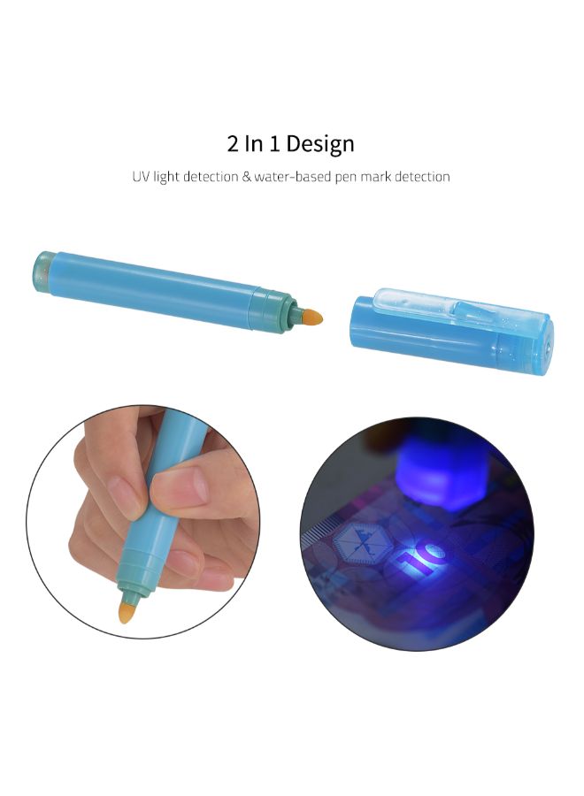 Generic - Multi-function UV Light Money Counterfeit Detector Pen Blue - Image 1