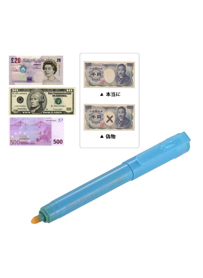Generic - Multi-function UV Light Money Counterfeit Detector Pen Blue - Image 1