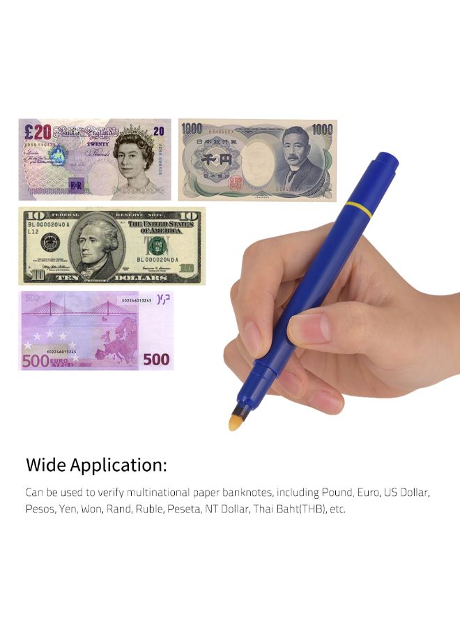 Generic - Portable Mini Counterfeit Money Detector Pen Blue - Image 1