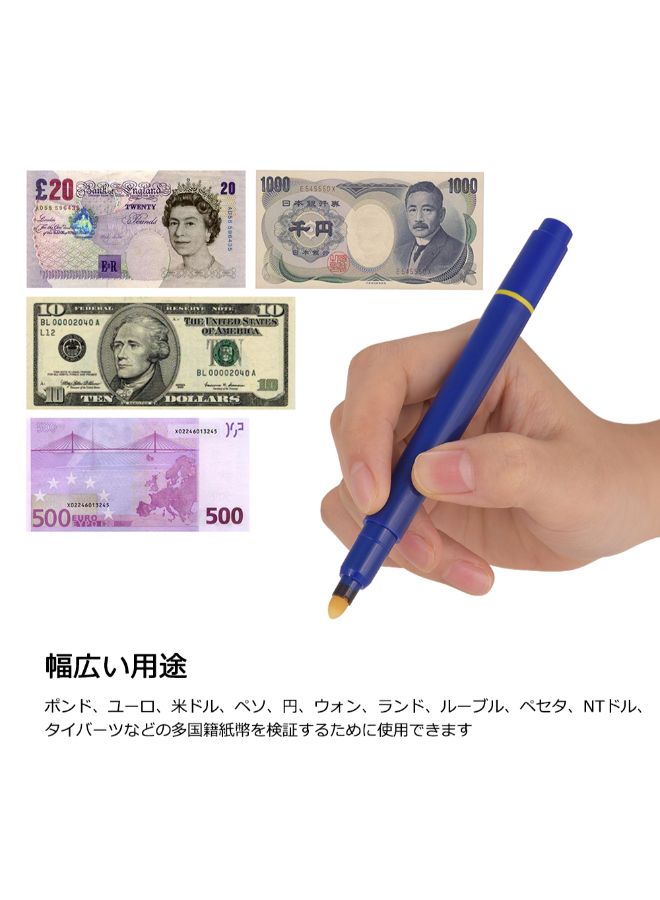 Generic - Portable Mini Counterfeit Money Detector Pen Blue - Image 1