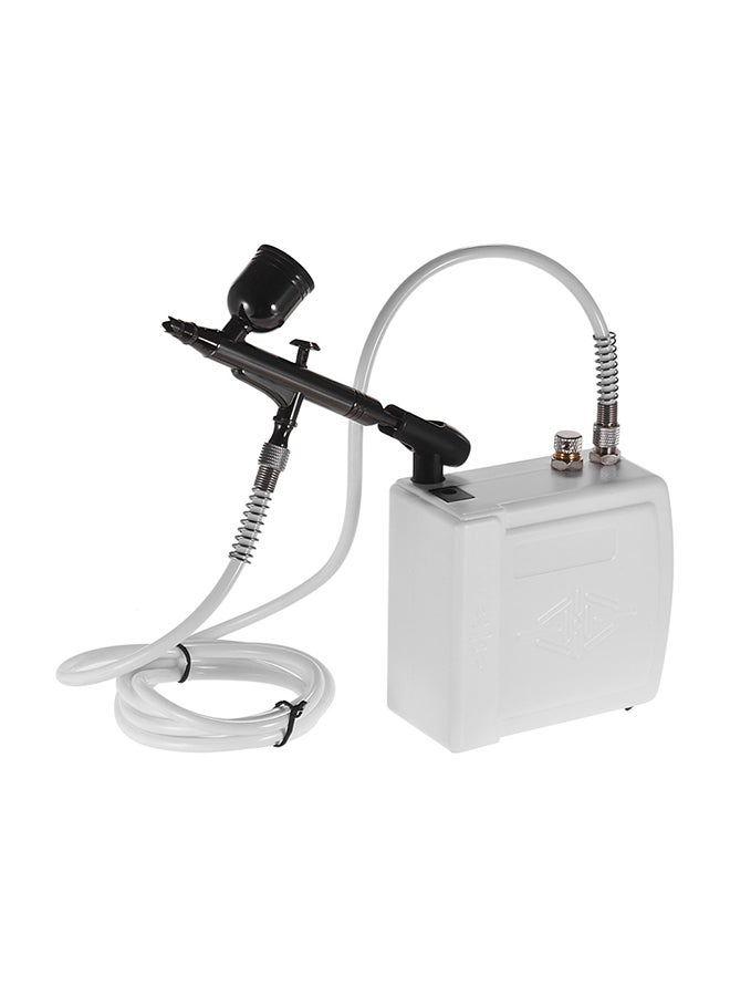 Generic Multi-Purpose Professional Airbrushing System Kit Black/White - Image 1