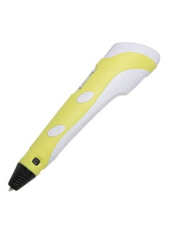 Generic 3D Printing Pen With ABS Pen Holder And 1 Roll 10m PLA Filament Yellow  - Image 2