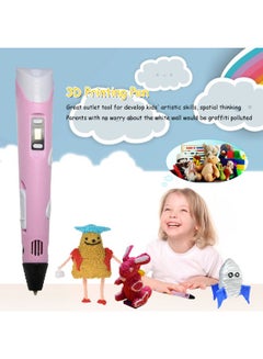 Generic 3D Printing Pen With ABS Pen Holder And 1 Roll 10m PLA Filament Pink  - Image 3