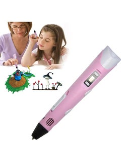 Generic 3D Printing Pen With ABS Pen Holder And 1 Roll 10m PLA Filament Pink  - Image 4