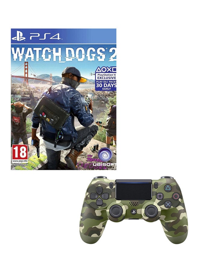Bethesda Watch Dogs 2 - Adventure - Region 2 - PlayStation 4 (PS4) With DUALSHOCK 4 Wireless Controller - adventure - playstation_4_ps4 - Image 1