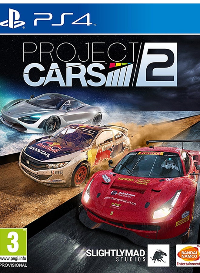 Bethesda - Project Cars 2 With Controller - (Intl Version) - racing - playstation_4_ps4 - Image 1