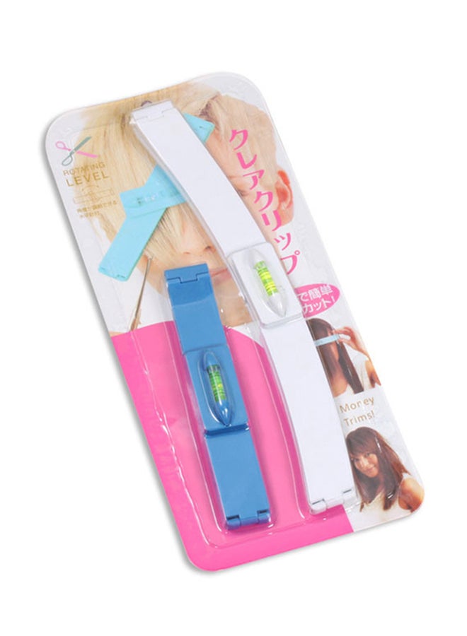 ECORET 2-Piece Hair Cutting Clip Comb Tool Blue/White 28x2.5cm - Image 5