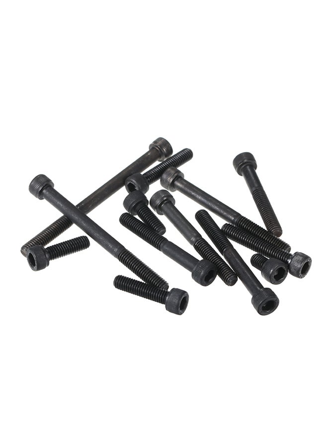 برغي بغطاء سداسي مجوف وأسطواني وبتصميم مقاوم للشد للغاية بدرجة تصنيف 12.9 أسود M8x40 - Image 5