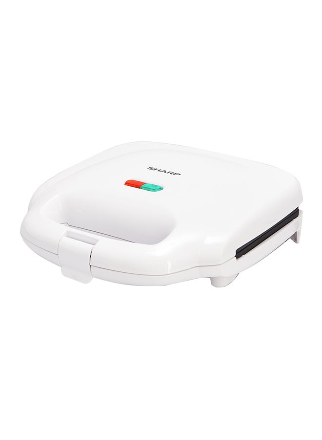 SHARP - Plastic Non-Stick Sandwich Maker 700W 700.0 W KZ-SU11-W3 White - Image 1