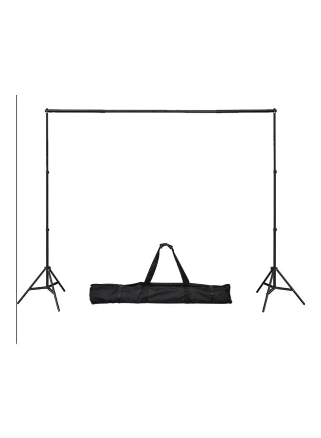 Background Support Stand Photo Backdrop Crossbar Kit Black 