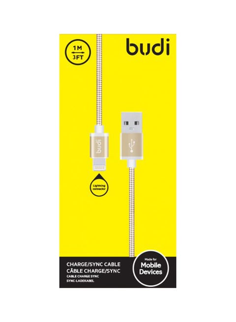 Lightning Data Cable For Mobile Phone Gold