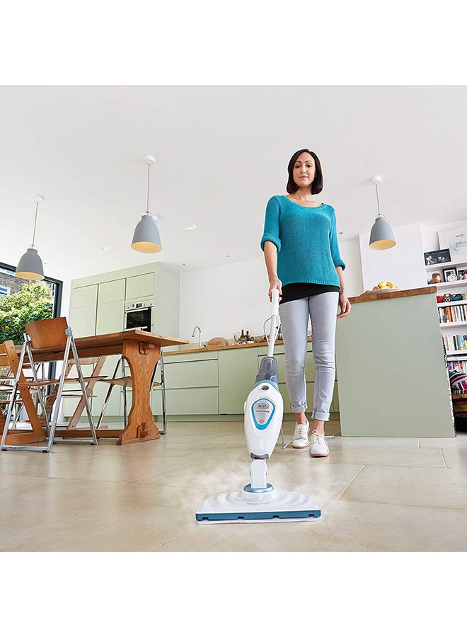 Steam Mop, Superheated Steam, Microfiber Pad, 30 Sec Heat-Up, 14 Min Runtime, Chemical-Free, Safe for All Sealed Floors, ECO Friendly, 1300 W FSM1605-B5 Grey/White - v1565173941/N12407101A_9