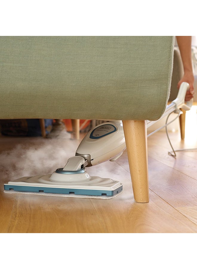 Steam Mop, Superheated Steam, Microfiber Pad, 30 Sec Heat-Up, 14 Min Runtime, Chemical-Free, Safe for All Sealed Floors, ECO Friendly, 1300 W FSM1605-B5 Grey/White - v1565173942/N12407101A_7