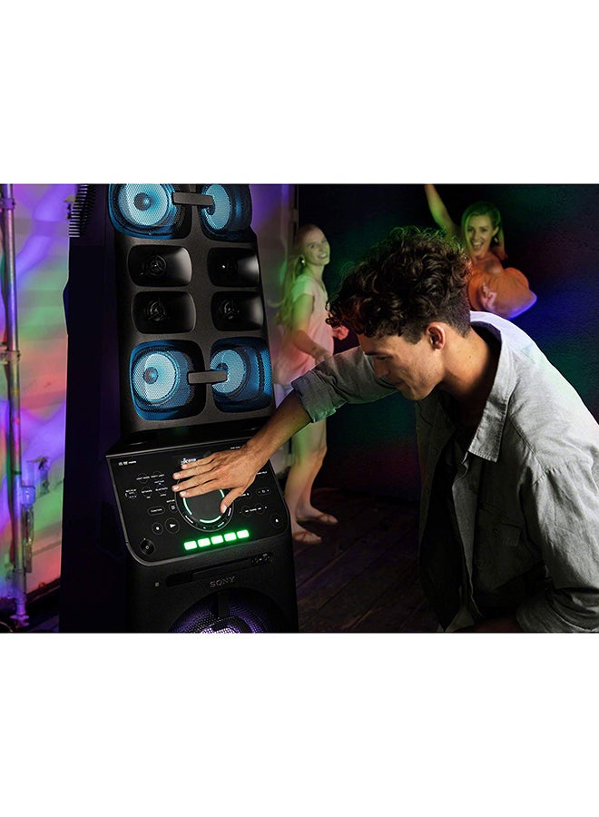 Sony - Home Audio Speaker System With Party Lights MHC-V90DW Black - Image 1