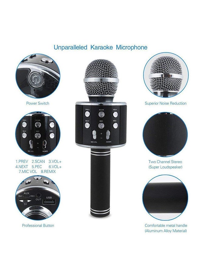 Bluetooth Karaoke Microphone b858 Black - Image 1