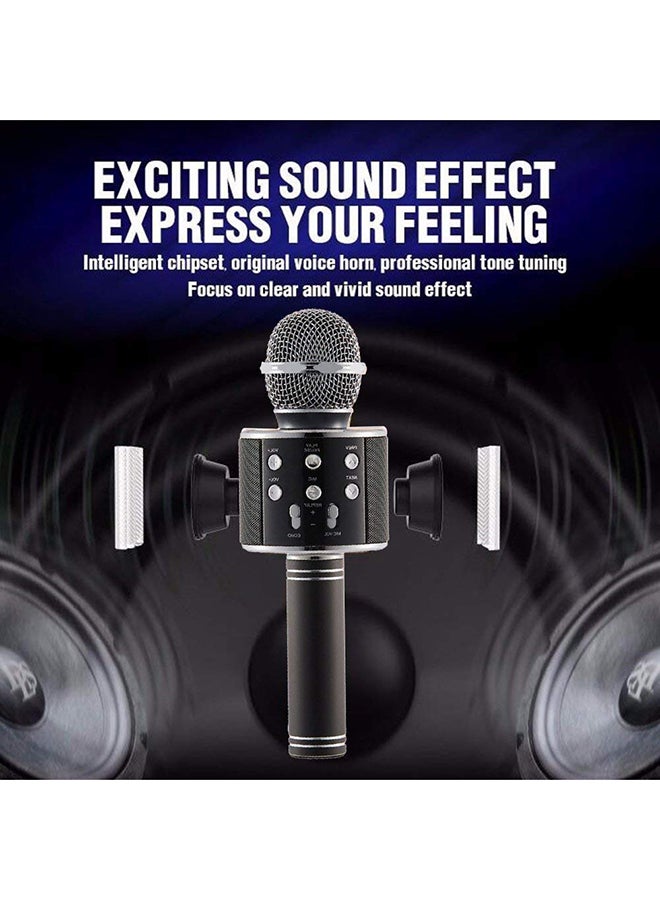 Bluetooth Karaoke Microphone b858 Black - Image 5