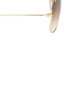 Ray-Ban Men's Full Rim Pilot Sunglasses - RB3025 001/51 - Lens Size: 55 mm - Gold  - Image 5