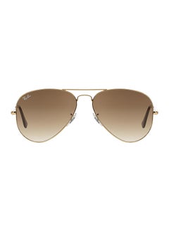 Ray-Ban Men's Full Rim Pilot Sunglasses - RB3025 001/51 - Lens Size: 55 mm - Gold  - Image 2