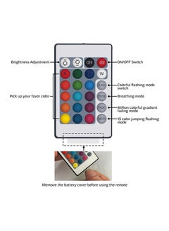 Generic 36 LED Bulb Car Light Strip With Remote Control, Multicolour  - Image 4