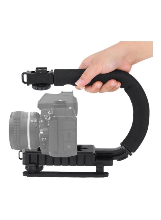 U/C Shaped Flash Bracket Holder Black  - Image 2