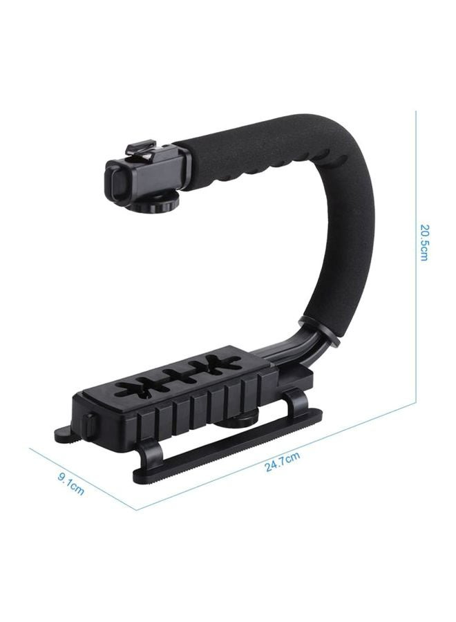 U/C Shaped Flash Bracket Holder Black  - Image 4
