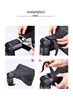 Generic Octagon Shaped Flash Diffuser Black  - Image 4