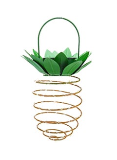 FRIEET 25 LED Solar Pineapple Fairy Hanging Light Green 17.5X25cm  - Image 1