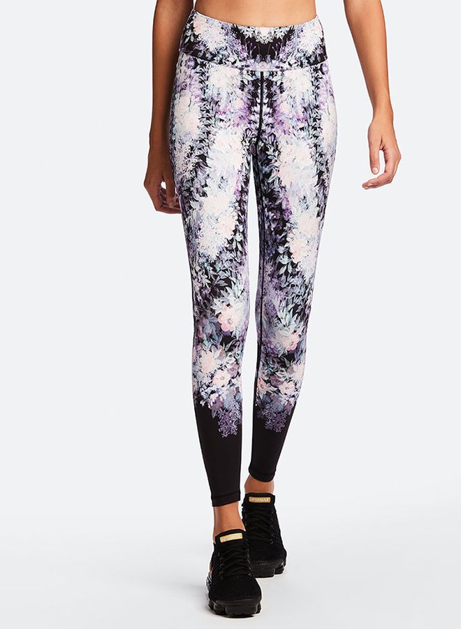 Floral Pattern Printed Captain Ankle Tight Future Floral
