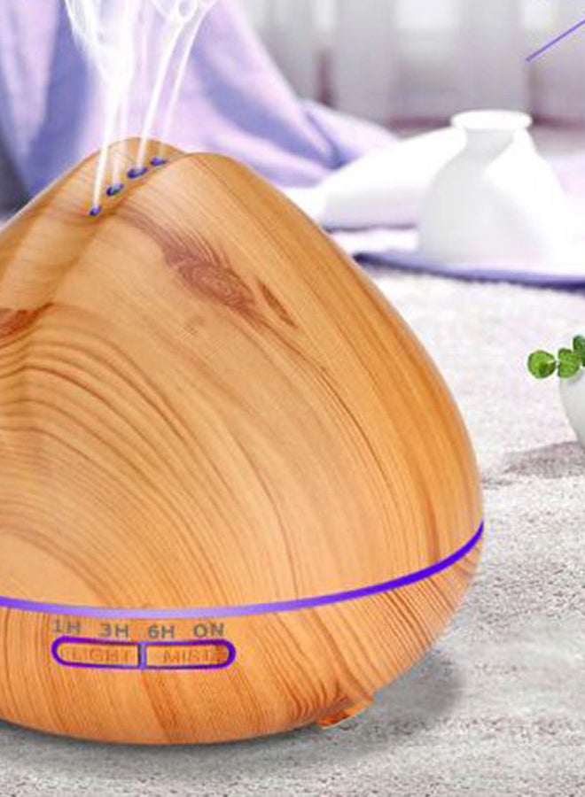 Aromatherapy Cool Mist US Plug Humidifier Wood color - Image 3