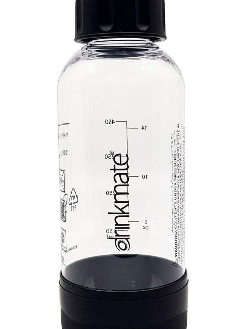 DrinkMate - Home Soda Maker With Bottle 0.5L BB-03B Black/Clear - Image 1