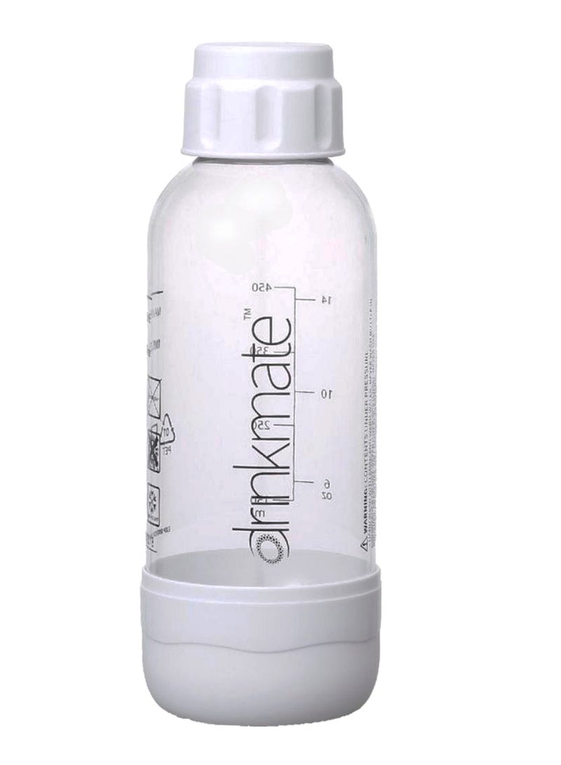 درينك مايت زجاجة لصنع الصودا في المنزل سعة 1 لتر BB-09W أبيض/ شفاف - Image 1