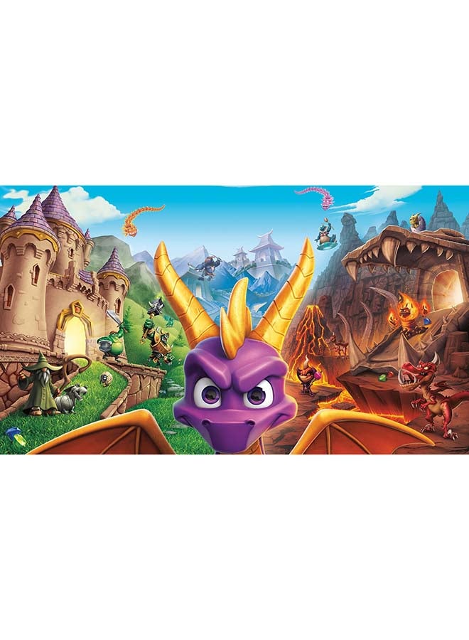 Activision - Spyro : Reignited Trilogy (Intl Version) With DualShock 4 Wireless Controller - Adventure - PlayStation 4 (PS4) - Image 1