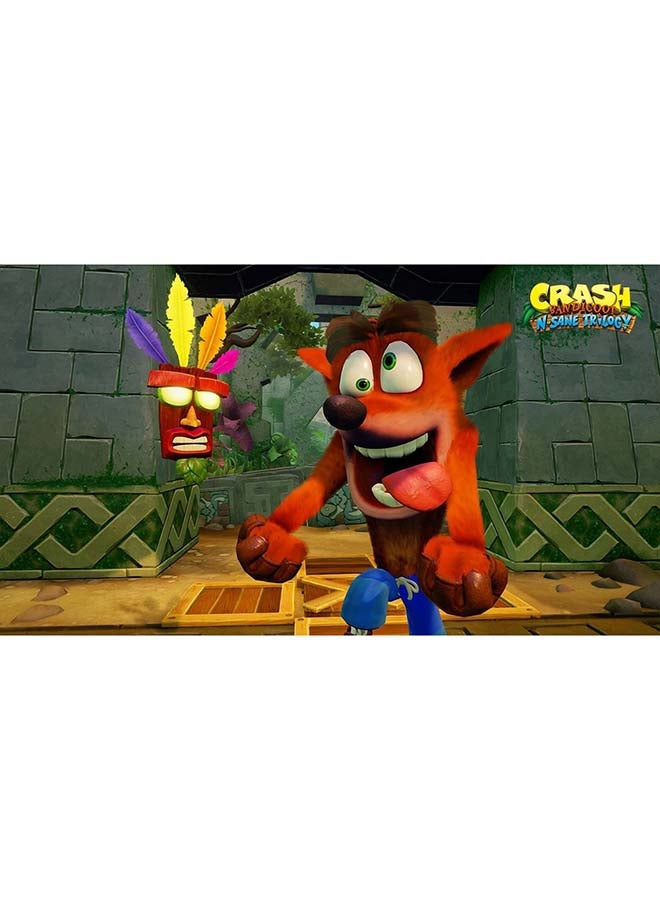 Activision - Crash Bandicoot : N Sane Trilogy (Intl Version) With DUALSHOCK 4 Wireless Controller - children_s - playstation_4_ps4 - Image 1
