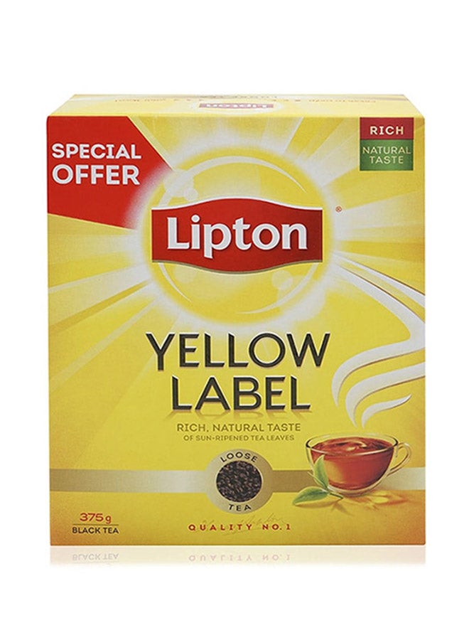 Lipton Yellow Label Black Tea 375grams  - Image 1