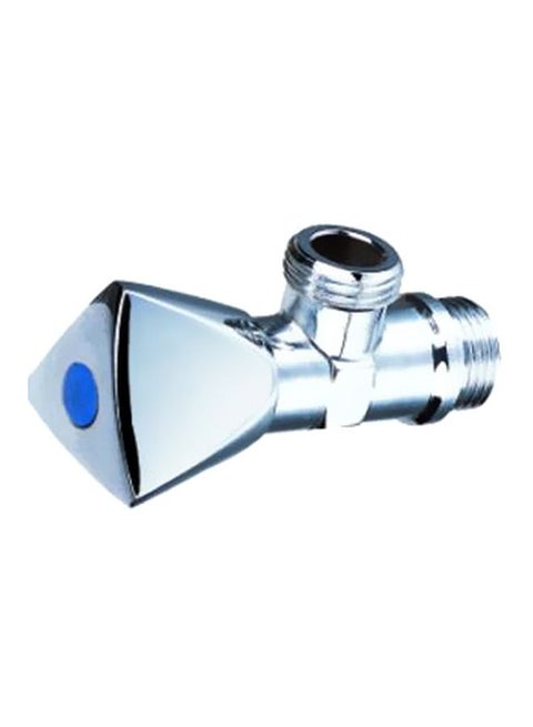 صمام مرفقي زاوي محمول فضي