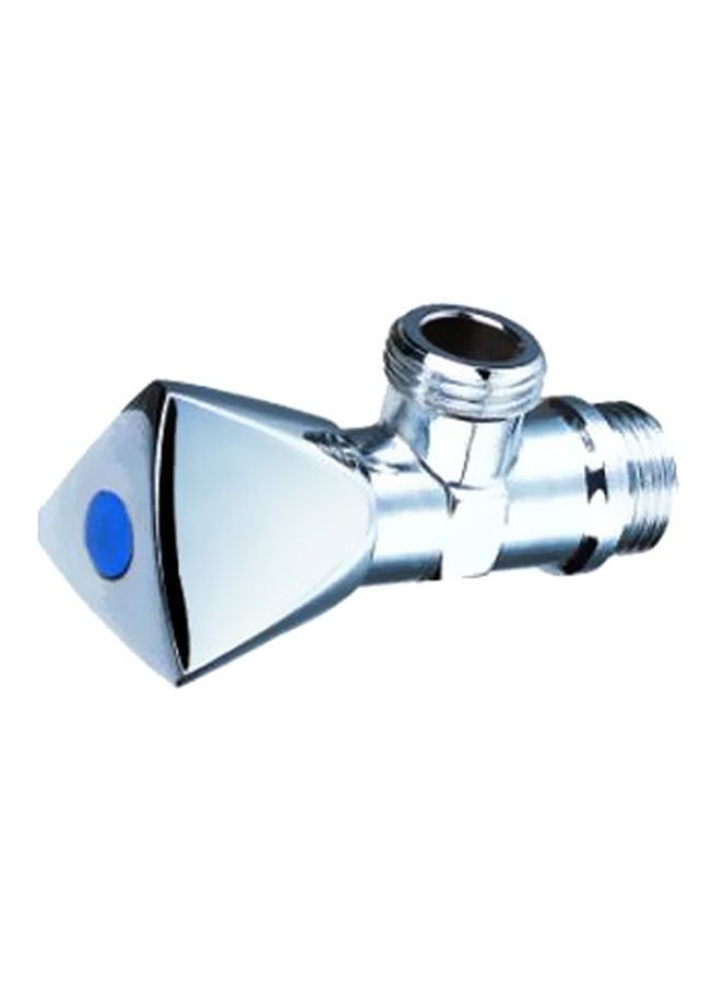 صمام مرفقي زاوي محمول فضي