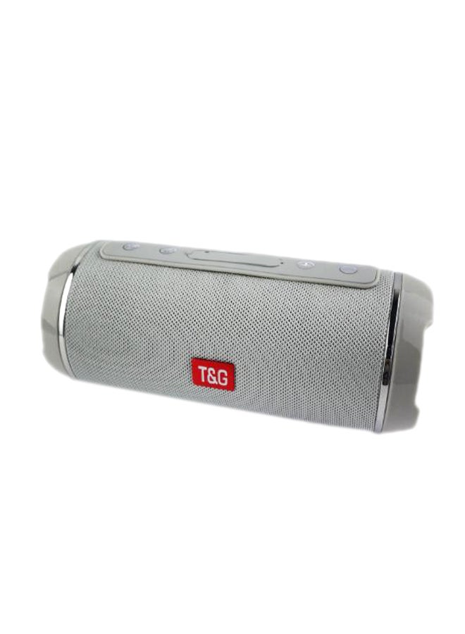 T&G Portable Waterproof Bluetooth Speaker Grey 