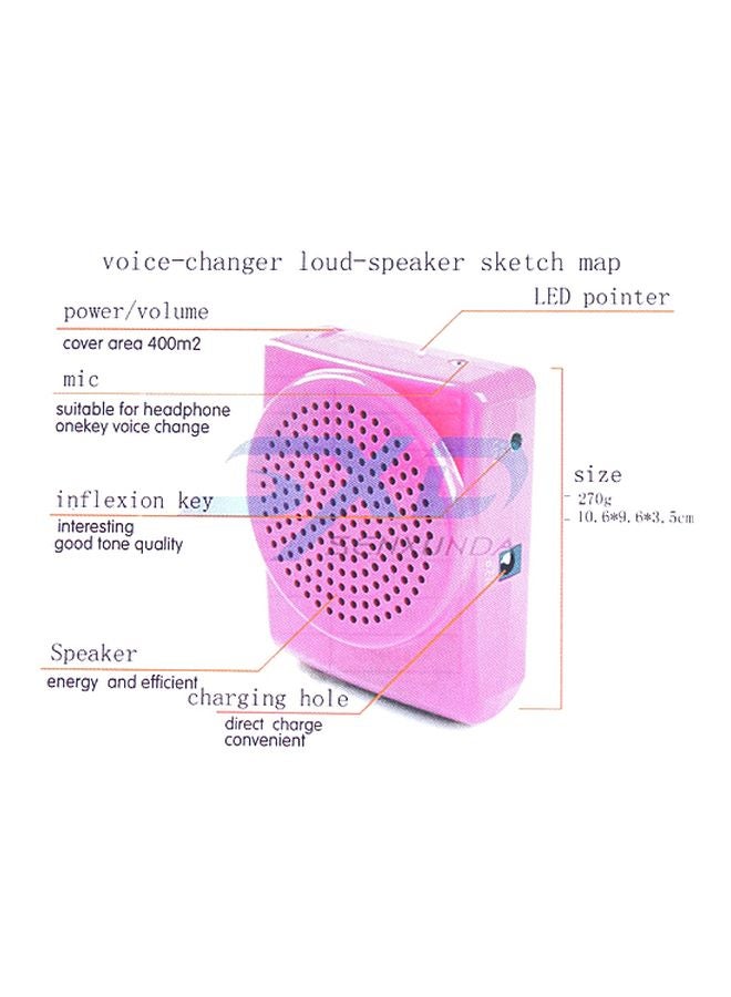 ميكروفون لتغيير الصوت مزوّد بـ 8 أنماط مختلفة للصوت LU-V297 أسود - Image 5