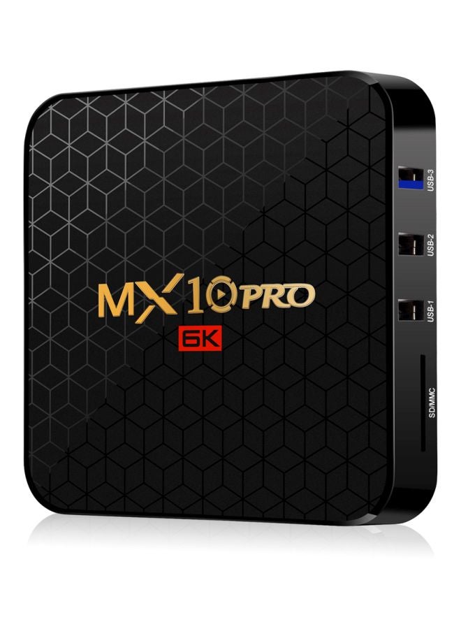 MX10 Pro 6K Android TV Box LU-V6228UK Black - Image 3