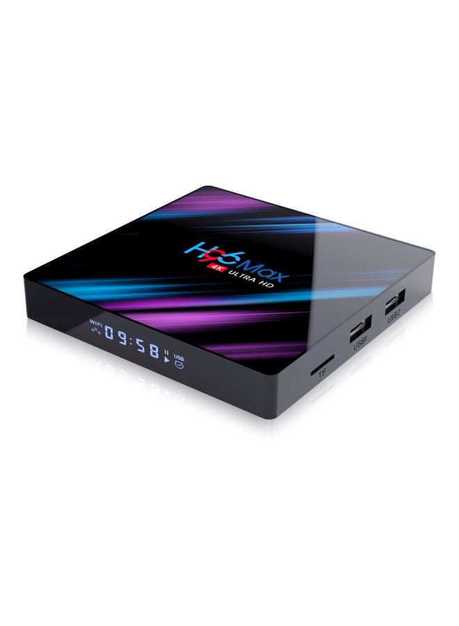 Generic - H96 Max Smart 4K Android TV Box With Remote Control LU-V6138UK Black - Image 1