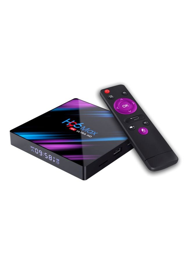 Generic - H96 Max Smart 4K Android TV Box With Remote Control LU-V6138UK Black - Image 1