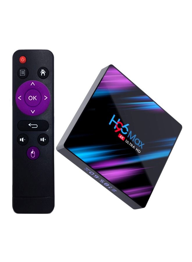 H96 Max Smart Android TV Box LU-V6139EU Black/Blue/Purple - Image 1