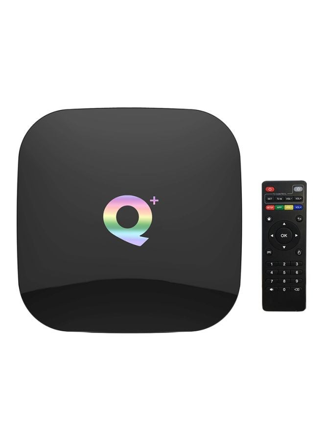 Q Plus Smart Android TV Box LU-V6071UK Black - Image 1