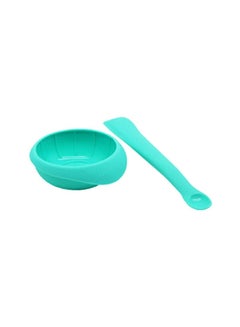 Marcus & Marcus Masher Spoon & Bowl Set- Blue  - Image 1
