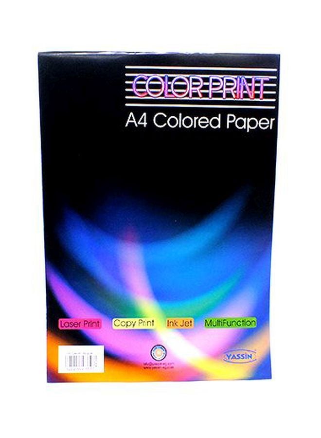 Yassin 100-Piece A4 Colored Paper 